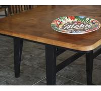 FIESTAS GUIRCA | Platos Desechables (23 cm) - Decoración de Mesa para Fiestas de Verano, Aloha Hawaii y Celebraciones Coloridas - Ideal para Eventos - Multicolor