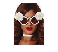 Fiestas Guirca, S.L. Gafas Blancas con Margaritas