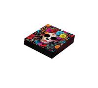 Fiestas Guirca Servilletas Catrina Muerte 20 unidades 16x16 cm Desechables Multicolor