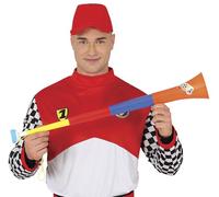 Fiestas Guirca Vuvuzela plegable 74 cm multicolor - Trompeta de animación para fiestas deportivas
