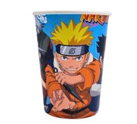 FIESTORA, Vasos Naruto, Vasos para Fiesta de Cumpleaños Temática, Desechables y Resistentes, Diseño Colorido para Celebraciones, Pack 8 Vasos