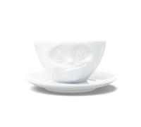 Fifty Eight T014601 Taza de café, Porcelana, Blanco, 13 x 13 x 7,3 cm