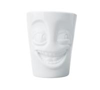 Fifty Eight T018501 Ingeniosamente Taza, Porcelana, Blanco, 12 x 10 x 12 cm