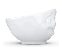 FIFTYEIGHT PRODUCTS - Bol 500 Ml. con Cara Riendo de Porcelana de Alta Calidad