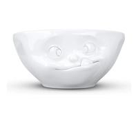 FIFTYEIGHT PRODUCTS Bowl de 350 ml. de cerámica con cara Saboreando en relieve