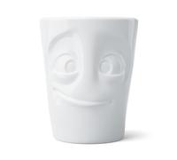 FIFTYEIGHT PRODUCTS / Maximug "Listo" - Taza con asa extragrande (porcelana, 500 ml, fabricada en Alemania), color blanco