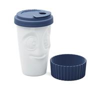 FIFTYEIGHT PRODUCTS Mug para Llevar Cerámica Resistente 400 Ml 58 PRODUCTS Azul