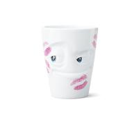 FIFTYEIGHT PRODUCTS/Taza con asa "Gekisst" - Movie Edition - (porcelana, 350 ml), color blanco, fabricado en Alemania