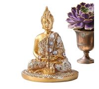Figura de Buda, quemador de titular de incienso zen Buda para decoración espiritual del hogar, inauguración perfecta, meditación, espacios interiores, apartamento, sala de estar, dormitorio, escritori