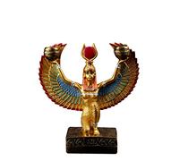 Figura de diosa Isis Wings pintada a mano, arte egipcio hecho en Egipto