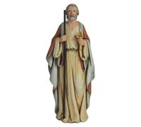 Figura de San Pedro, pintada a mano, de 25 cm, para belén navideño