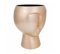 Figura decorativa alexandra house living barniz cerámico cara 28 x 38 x 28 cm