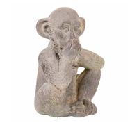 Figura decorativa alexandra house living gris magnesio mono 26 x 40 x 35 cm