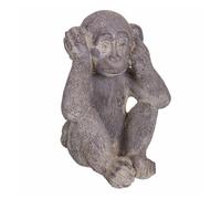 Figura decorativa alexandra house living gris magnesio mono 26 x 40 x 35 cm
