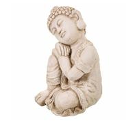 Figura decorativa alexandra house living gris poliresina buda 25 x 34 x 25 cm