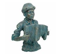 Figura decorativa alexandra house living magnesio músico 30 x 62 x 51 cm