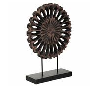 Figura decorativa alexandra house living marrón poliresina 9 x 40 x 29 cm