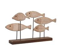 Figura Decorativa DKD Home Decor 51 x 8 x 27 cm Acabado Envejecido Marrón Claro Espirales