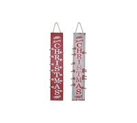Figura Decorativa Dkd Home Decor Christmas Madera (2 Pcs) (17 X 3 X 91 Cm)