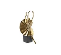 Figura Decorativa DKD Home Decor Negro Dorado Resina Moderno (20 x 16 x 33,5 cm)