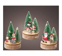 Figura decorativa motivos navideños con led, modelos surtidos