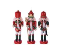 Figura decorativa multicolor madera metal 4 x 3 x 12,5 cm
