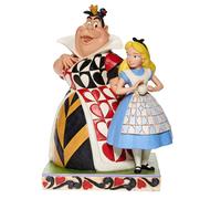 Figura Enesco Disney Traditions Alicia en el Pais de la Maravillas con la Reina de Corazones Showcase Collection Jim Shore