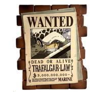 Plastoy Hucha One Piece Trafalgar D. Water Law – Cartel «Wanted» – PVC 16 cm