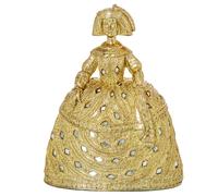 Figura menina 22cm resina dorada 17, 5x13x22cm