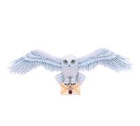 Figura Poliresina Nemesis Now Hedwig Con Sobre de Hogwarts Harry Potter 45cm Pintada a Mano para Exponer en Pared o Estantería