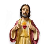 Figura Religiosa de Santo Católico - Estatua Devocional para Altar Doméstico, Capilla o Mesa de Oración, diseño tradicional católico con acabado detallado, ideal para sala, dormitorio, oficina y