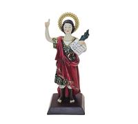 Figura San Pancracio Patron del Trabajo y la Salud de Resina Pintado a Mano 5x3x10 cm