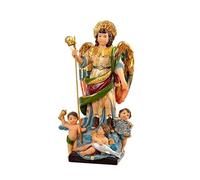 Figura San Rafael Arcangel de la Salud y la sanacion fisica y Espiritual de Resina Pintado a Mano 6x4x10 cm