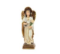 Figura San Uriel Arcangel de la sabiduria y la iluminacion de Resina Pintado a Mano 4x3x11 cm