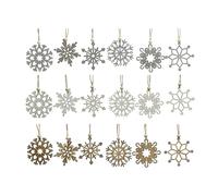 Figuras de madera para arbol de navidad copos surtidos ø6cm