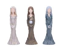 Figuras Wicca Madre Doncella y Crona 15 cm, Estatua Decorativa Resina Pintada a Mano, Simbolismo Lunar y Espiritual, Colección Aspects - Nemesis Now