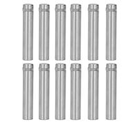 Fijaciones de Pared de Separación, 12 Piezas Tornillo Acero Inoxidable Acero Inoxidable Fijaciones Letrero 12x60 Mm, 12 Piezas del Separador Tornillos Montaje con para Ancla