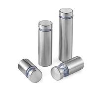 Fijaciones de separación, tornillos espaciadores de acero inoxidable, tamaños surtidos, paquete de 4/6 for montaje de vidrio y acrílico(4pcs,D25x150mm)