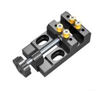 Fijador de perforación, tornillo de banco de sujeción ajustable de 5-50 mm para molienda de perforación, herramienta manual de aleación de aluminio para manualidades de fabricación de joyas (1)