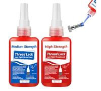 Fijador Tornillos y Tuercas, 50 ml x2 Fija tornillos de Resistencia