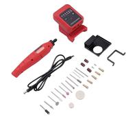 FILFEEL Amoladora Inalámbrica Pequeña de 20 V - Herramienta de 6000 a 18000 RPM con Control de 6 Velocidades para Tallar Madera, Pulir, Placas de Circuito y Proyectos Domésticos de Bricolaje -