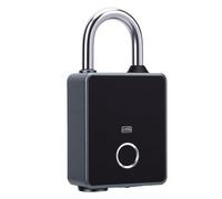 FILFEEL Candado de Combinación con Huella Digital, Contraseña, Tarjeta IC, Llave y Control de Aplicación - Candado con Pantalla Táctil Digital IP65 para Casilleros de Gimnasio, Puertas, Cercas y