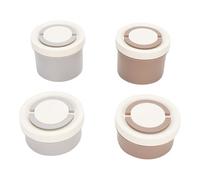 FILFEEL Juego de Recipientes para Almuerzo de Acero inoxidable: 2 Cajas de Almacenamiento de Alimentos Aptas para Microondas de 400 Ml + 2 de 600 Ml con Bolsa Aislante para Sopa de Arroz y Verduras