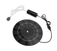 FILFEEL Oxigenador Solar para Estanque, Bomba de Oxígeno USB para Acuario de Silicio Monocristalino de 10 W para Aireación de Estanques de Peces Al Aire Libre, Aireador Portátil Silencioso con