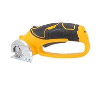 FILFEEL Tijeras Eléctricas Inalámbricas Cortador de Tela Giratorio Recargable para Alfombras de Cuero y Cartón - Aleación SK5, 230 RPM, 6,5 Mm de Profundidad, Tiempo de Ejecución de 30 Minutos, Luz