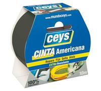 Film adhesivo americana (Negro, 10 m x 50 mm)