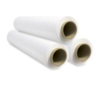 Film de Embalaje Elástico, Film de Plástico Blanco para Embalar, Rollo de Plástico Protector de Envíos y Mudanzas, Rollo de 50cm y hasta 400 m Estirables - Ofituria (1 unidad)