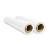 Film de Embalaje Elástico, Film de Plástico Transparente para Embalar, Rollo de Plástico Protector de Envíos y Mudanzas, Rollo de 50cm y hasta 400 m Estirables - Ofituria (2 unidad)