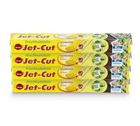 Film de plástico para cortar Jet-Cut, uso doméstico 30 cm x 44 m, transparente, paquete ahorro con 4 unidades