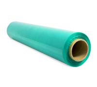 Film para Embalar, Film Verde, Papel Film, Rollo de Plastico Protector Muebles, Cajas Mudanza, Plastico Cubretodo 50cm x 300m estirables - SIDI (1 und, Verde)
